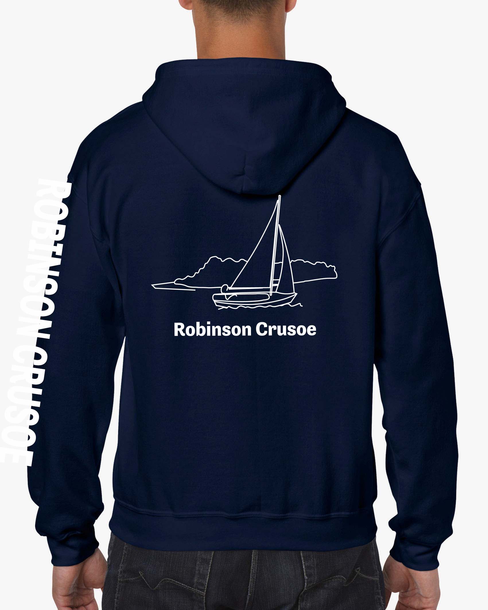 Hoodievest Robinson Crusoe - blue midnight