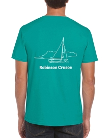T-shirt Robinson Crusoe - Jade dome - achterzijde