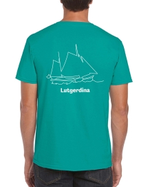 T-shirt Lutgerdina - Jade dome - achterzijde
