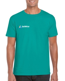T-shirt Lutgerdina - Jade dome - voorzijde